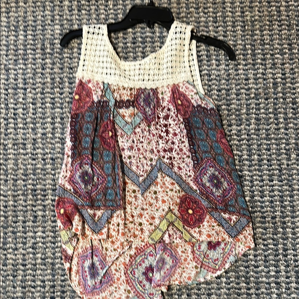 Boho Patterned Sleeveless Top